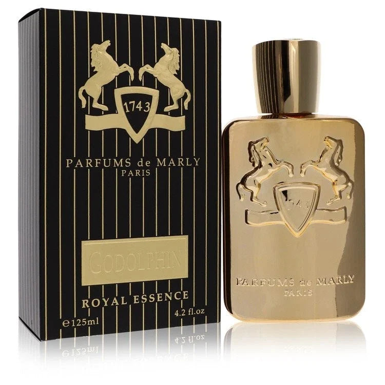 Parfums de Marly Godolphin, Godolphin Royal Essence, Godolphin EDP, Parfums de Marly Godolphin 125ml, Godolphin 4.2 oz, Godolphin perfume for men, Parfums de Marly men's fragrance, luxury men's perfume, niche men's fragrance, premium Eau de Parfum