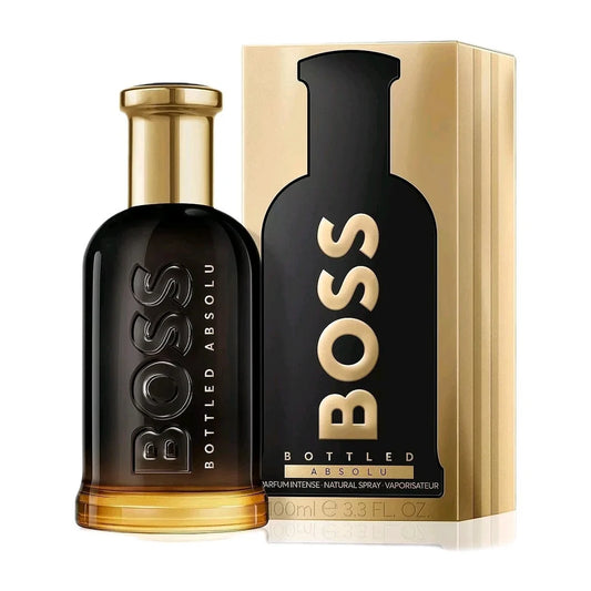 BOSS Bottled Absolu, Hugo Boss Bottled Absolu, BOSS Bottled Absolu Parfum Intense, BOSS Bottled Absolu 100ml, BOSS Bottled Absolu 3.3 oz, BOSS perfume for men, men's Parfum Intense, men's luxury fragrance, BOSS men's cologne, premium men's perfume