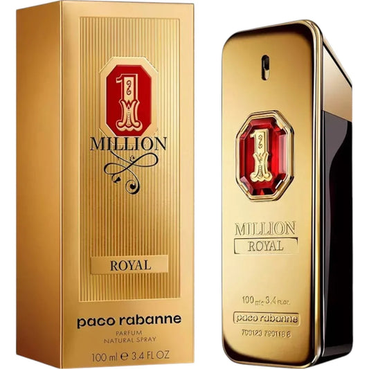 1 Million Royal, Paco Rabanne 1 Million Royal, 1 Million Royal Parfum, Paco Rabanne Men's Fragrance, 1 Million Royal 100ml, 1 Million Royal 3.4 oz, men's luxury perfume, men's cologne, Paco Rabanne perfume, New Sealed fragrance