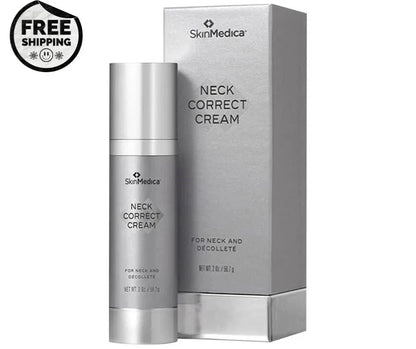 SkinMedica Neck Correct Cream, SkinMedica Neck Cream, Neck Correct Cream 2 oz, SkinMedica Neck Correct 56.7g, neck and décolleté cream, SkinMedica skincare, neck firming cream, neck skincare, premium skincare, décolleté skincare