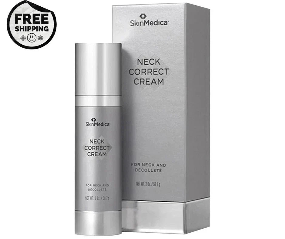 SkinMedica Neck Correct Cream, SkinMedica Neck Cream, Neck Correct Cream 2 oz, SkinMedica Neck Correct 56.7g, neck and décolleté cream, SkinMedica skincare, neck firming cream, neck skincare, premium skincare, décolleté skincare