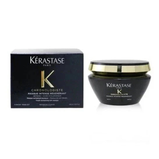 Kérastase Chronologiste Masque Intense Régénérant, Kérastase Chronologiste hair mask, Kérastase hair mask 200ml, Kérastase Masque Intense Régénérant, Chronologiste hair treatment, Kérastase intensive hair mask, premium haircare, hair conditioning mask, Kérastase 6.8 oz hair mask