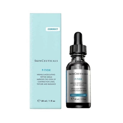 SkinCeuticals P-TIOX, P-TIOX Serum, SkinCeuticals Peptide Serum, P-TIOX Wrinkle Modulating Serum, P-TIOX 30mL, P-TIOX 1 oz, peptide serum, wrinkle serum, anti-aging skincare, SkinCeuticals skincare
