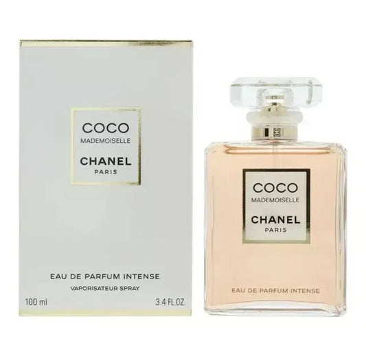 Chanel Coco Mademoiselle Intense, Coco Mademoiselle Eau de Parfum Intense, Chanel Coco Mademoiselle 100ml, Coco Mademoiselle Intense 3.4 oz, Chanel perfume for women, Coco Mademoiselle EDP, women's luxury perfume, Chanel women's fragrance, designer women's perfume, premium Eau de Parfum