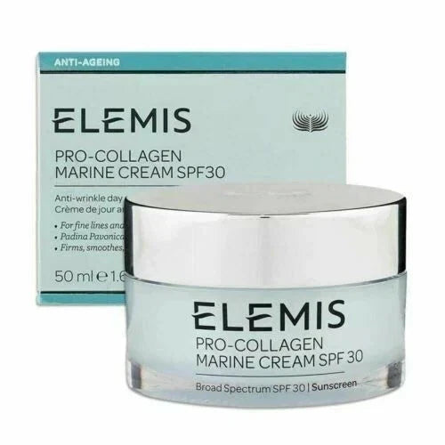 ELEMIS Pro-Collagen Marine Cream SPF 30, ELEMIS Marine Cream, Pro-Collagen SPF 30, ELEMIS moisturizer, ELEMIS face cream, ELEMIS SPF 30 moisturizer, anti-aging moisturizer, hydrating face cream, luxury skincare, ELEMIS skincare