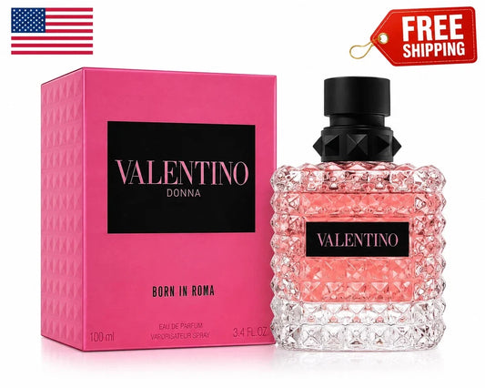 Valentino Donna Born In Roma Intense, Valentino perfume for women, Donna Born In Roma Intense EDP, Valentino women's fragrance, women's luxury perfume, 100ml women's perfume, 3.4 oz perfume, floral women's fragrance